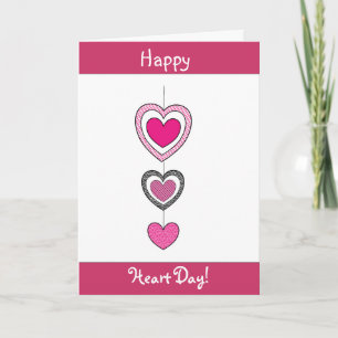 Festiva Tarjeta feliz del el día de San Valentín de los