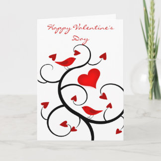 Festiva Tarjeta feliz del el día de San Valentín de los