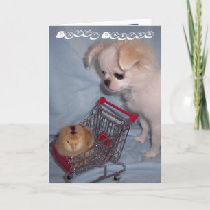 Festiva Tarjeta feliz del perrito de Pascua