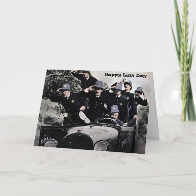 Festiva Tarjeta Feliz Día de la Ley (Anverso)