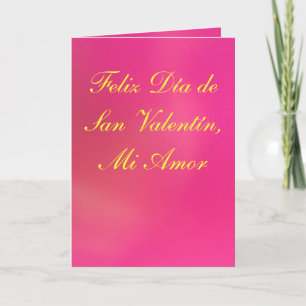 Festiva Tarjeta - Feliz Día de San Valentín, MI Amor -