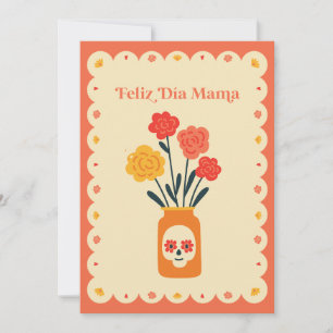 Festiva Tarjeta Feliz Día Mamá   Tarjeta del Día de las Ma