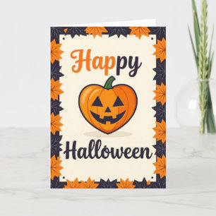 Festiva Tarjeta Feliz Halloween, Tarjeta de Halloween