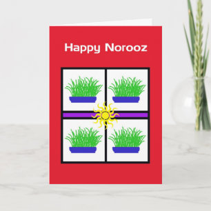 Festiva Tarjeta Feliz Norooz