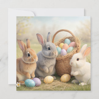 Festiva Tarjeta Feliz Pascua