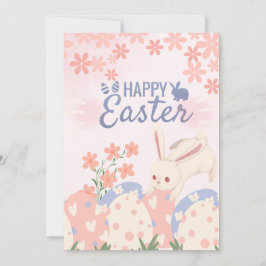 Festiva Tarjeta feliz pascua 