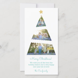 Festiva Tarjeta flaca del día de fiesta del árbol de