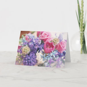Festiva Tarjeta floral de la belleza