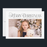 Festiva Tarjeta fotográfica Classic Winter Blue Holiday Mu<br><div class="desc">Esta tarjeta de vacaciones de bonito incluye una fuente de bonito y varias fotos en la parte posterior. No dudes en recibir DM si tienes alguna solicitud,  ESPECIALMENTE si quieres un saludo diferente en la parte superior. ¡Gracias por visitar mi tienda Zazzle!</div>