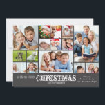 Festiva Tarjeta fotográfica Colage Chalkboard<br><div class="desc">Hay mucho espacio en esta tarjeta para presentar a todos los miembros de la familia o para compartir eventos especiales que ocurrieron durante el año. Si necesita ayuda para armar sus fotos, contáctenos en askpixieprints.com. La tarjeta es fácil de personalizar con su redacción, fuente, color de fuente y elección de...</div>