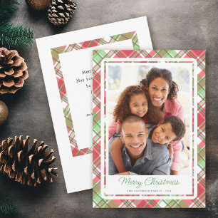 Festiva Tarjeta fotográfica colocada por navidades