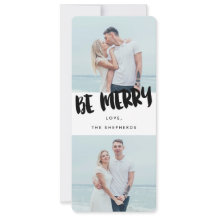 Tarjeta fotográfica con guión de besugo de moras