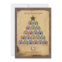 Tarjeta fotográfica Country Horseshoe Christmas