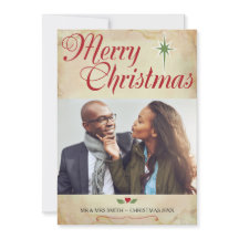 Tarjeta fotográfica cristiana de Navidad, las escr