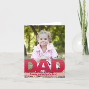 Festiva Tarjeta fotográfica DAD Personalizado El día de Sa