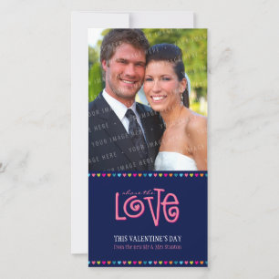 FESTIVA TARJETA FOTOGRÁFICA DE AMOR DE MODA :: CARTAS DE A