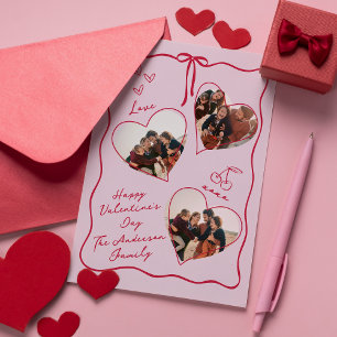 Festiva Tarjeta fotográfica de El día de San Valentín de l