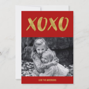 Festiva Tarjeta fotográfica de El día de San Valentín de R