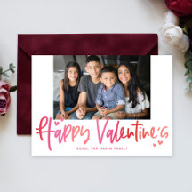 Tarjeta fotográfica de El día de San Valentín de s