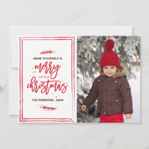 Festiva Tarjeta fotográfica de ferias para Navidades peque
