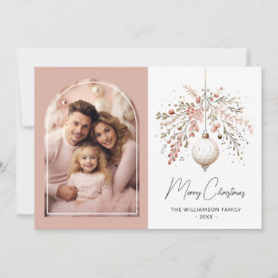 Festiva Tarjeta fotográfica de la familia de marcos de arc