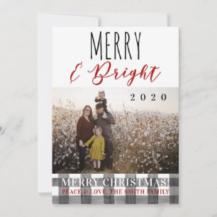 Festiva Tarjeta fotográfica de la familia Plage Merry & Br