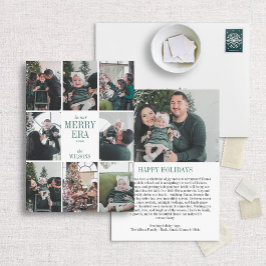 Festiva Tarjeta fotográfica de la galería multifotografía 