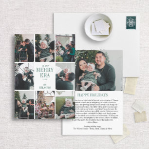 Festiva Tarjeta fotográfica de la galería multifotografía