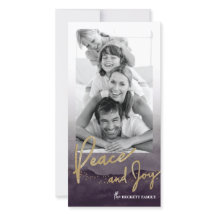 Tarjeta fotográfica de los navidades - acuarela Pa