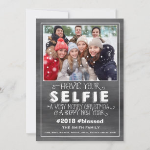 Festiva Tarjeta fotográfica de Navidad, tarjeta fotográfic