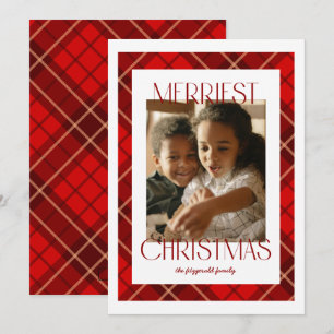 Festiva Tarjeta fotográfica de Navidades más valientes