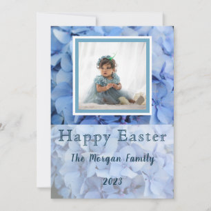 Festiva Tarjeta fotográfica de Pascua, imprimible y descar