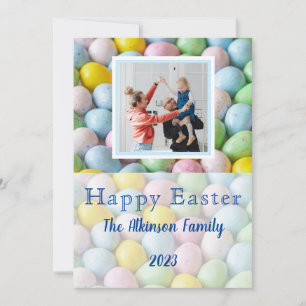 Festiva Tarjeta fotográfica de Pascua, opción de descarga 