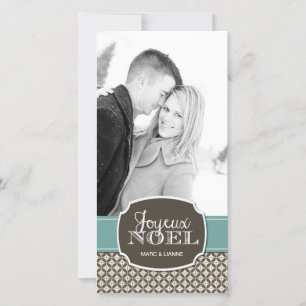 Festiva Tarjeta fotográfica de Personalizable clásica