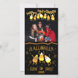 Festiva Tarjeta fotográfica de Personalizado de canto de H