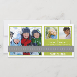 Festiva Tarjeta fotográfica de Personalizado de cinta mode