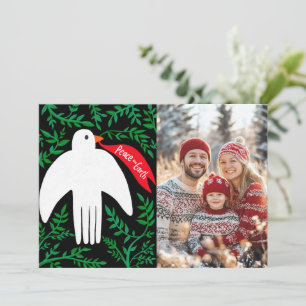 Festiva Tarjeta fotográfica de PERSONALIZADO de feriado de