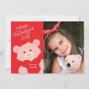 Festiva Tarjeta fotográfica de San Valentín