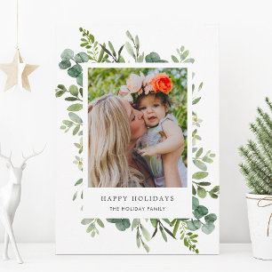 Festiva Tarjeta fotográfica de texto para Personalizado de