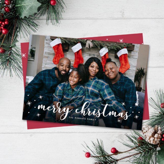 Festiva Tarjeta fotográfica de Twinkle navideño (Subido por el creador)