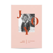 Tarjeta fotográfica de vacaciones de alegría radia