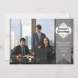 Festiva Tarjeta fotográfica de vacaciones de vacaciones de