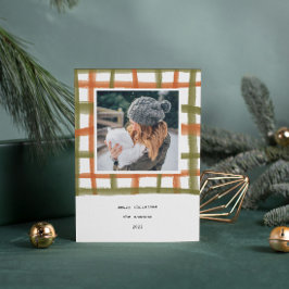 Festiva Tarjeta fotográfica de vacaciones en aula | A