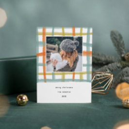 Festiva Tarjeta fotográfica de vacaciones en aula | C