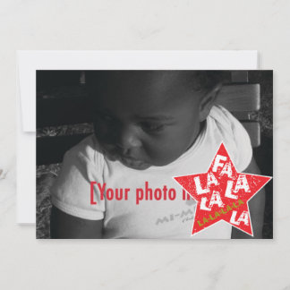 Festiva Tarjeta fotográfica de vacaciones - Fabuloso Estre