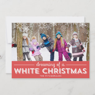 Festiva Tarjeta fotográfica de vacaciones para Navidades b