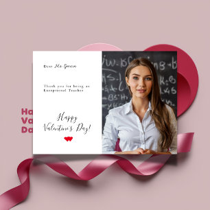 Festiva Tarjeta Fotográfica el día de San Valentín Para Un
