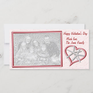 Festiva Tarjeta fotográfica El día de San Valentín Starfis