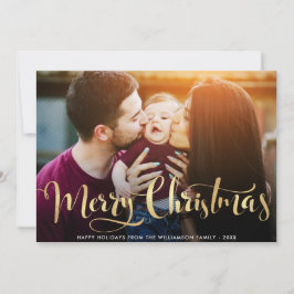 Festiva Tarjeta fotográfica Elagant Typography