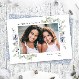 Festiva Tarjeta fotográfica Foliage Foliage de Invierno Fr